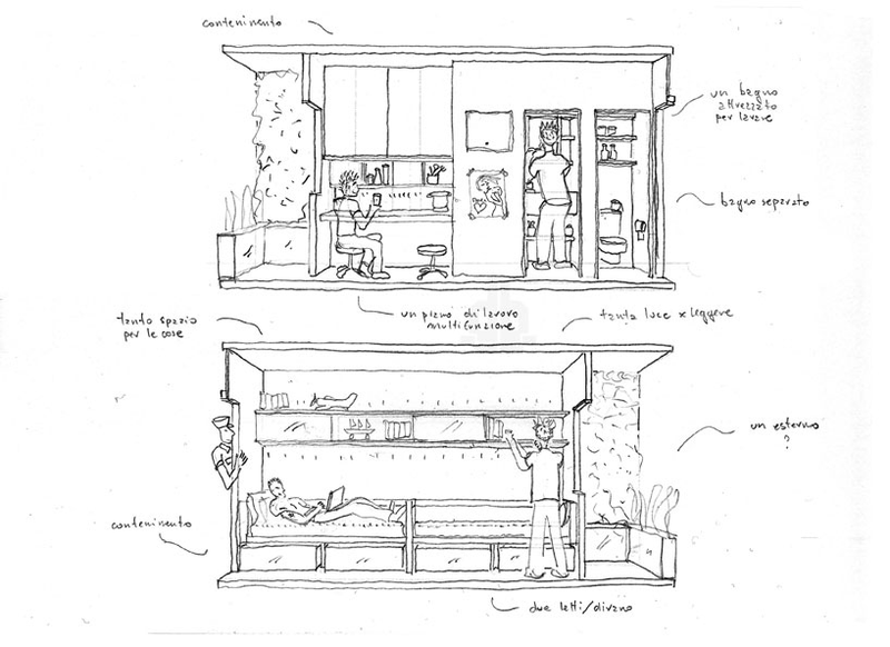 Illustration for article titled Reclusos diseñan una micro-vivienda con las dimensiones de su celda